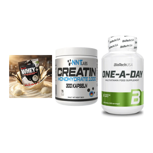 Einsteiger-Set: Sinob Honest + NNT Creatin 1000 + BioTech One A – alle enthaltenen Artikel