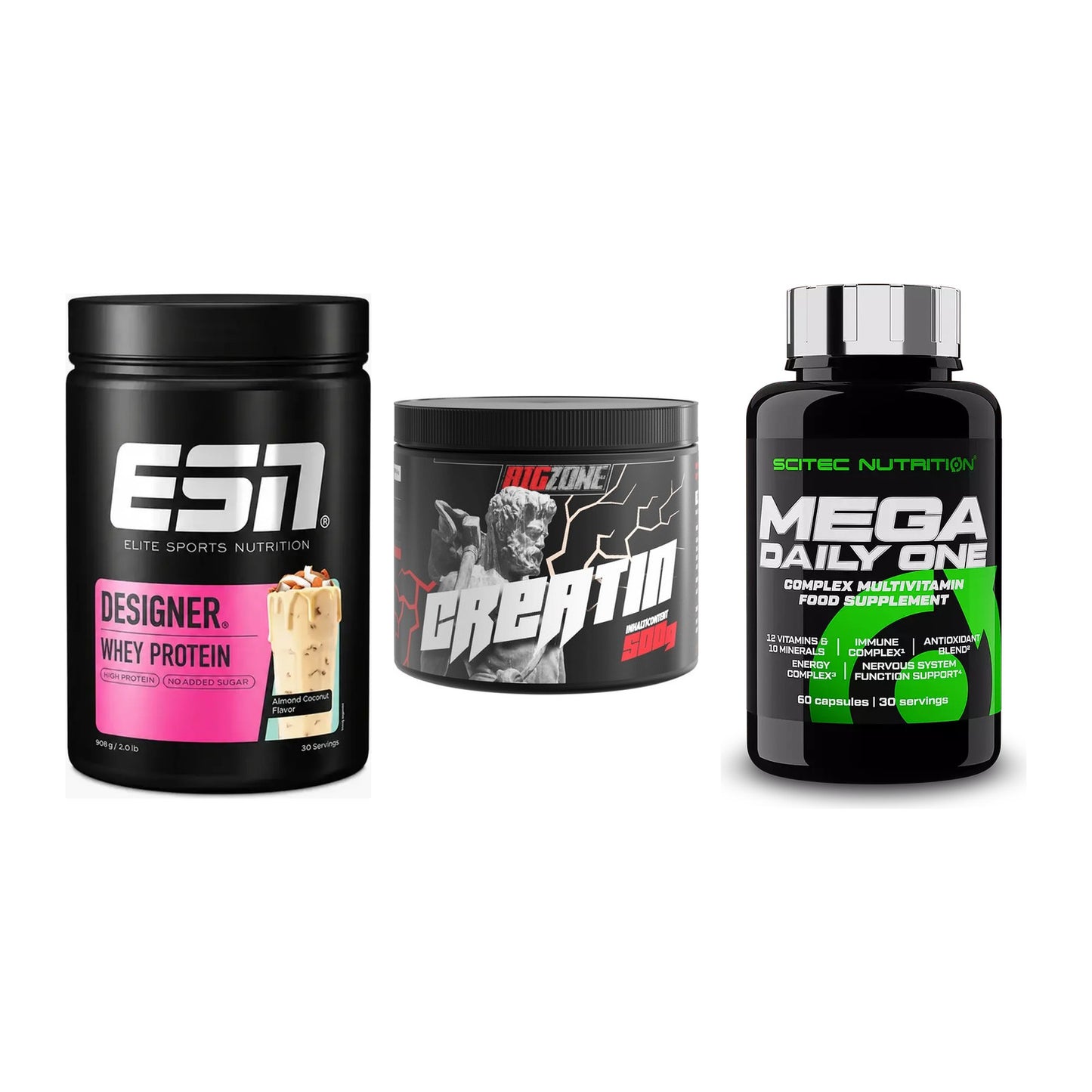 Einsteiger-Set: ESN Designer + Big Zone Creatin + Scitec Mega – alle enthaltenen Artikel