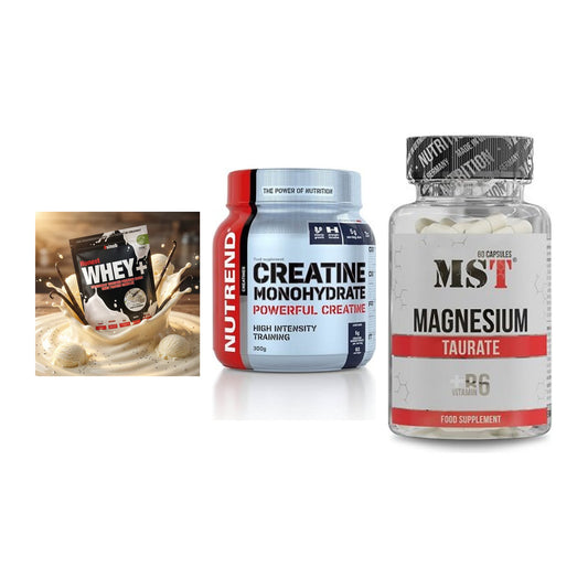 Einsteiger-Set: Sinob Honest + Nutrend Creatine + MST Magnesium – alle enthaltenen Artikel