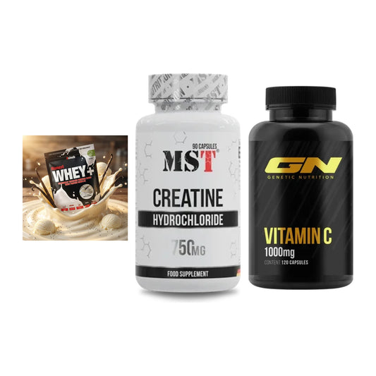 Einsteiger-Set: Sinob Honest + MST Creatin HCL + GN Vitamin C – alle enthaltenen Artikel