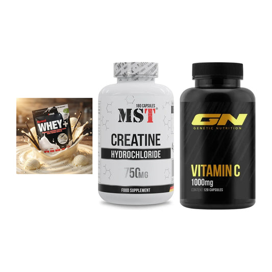 Einsteiger-Set: Sinob Honest + MST Creatine HCL + GN Vitamin C – alle enthaltenen Artikel