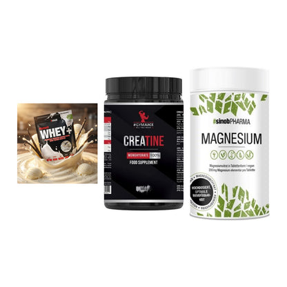 Einsteiger-Set: Sinob Honest + #GYMJUICE + Sinob Magnesium – alle enthaltenen Artikel