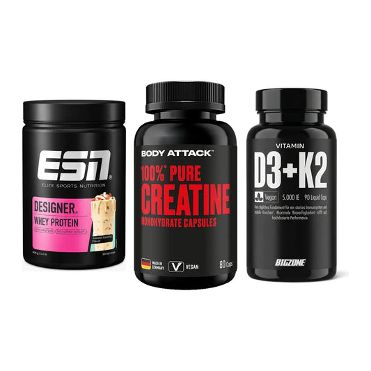 Einsteiger-Set: ESN Designer + Body Attack 100% + Big Zone Vitamin – alle enthaltenen Artikel