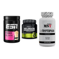 Einsteiger-Set: ESN Designer + BioTech Creatine + MST Tryptophan – alle enthaltenen Artikel