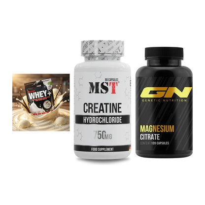 Einsteiger-Set: Sinob Honest + MST Creatin HCL + GN Magnesium – alle enthaltenen Artikel