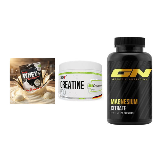 Einsteiger-Set: Sinob Honest + MST Creatin Pro + GN Magnesium – alle enthaltenen Artikel