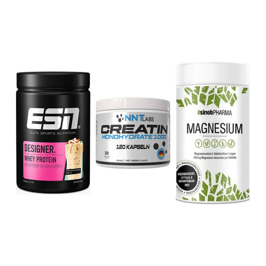 Einsteiger-Set: ESN Designer + NNT Creatin 1000 + Sinob Magnesium – alle enthaltenen Artikel