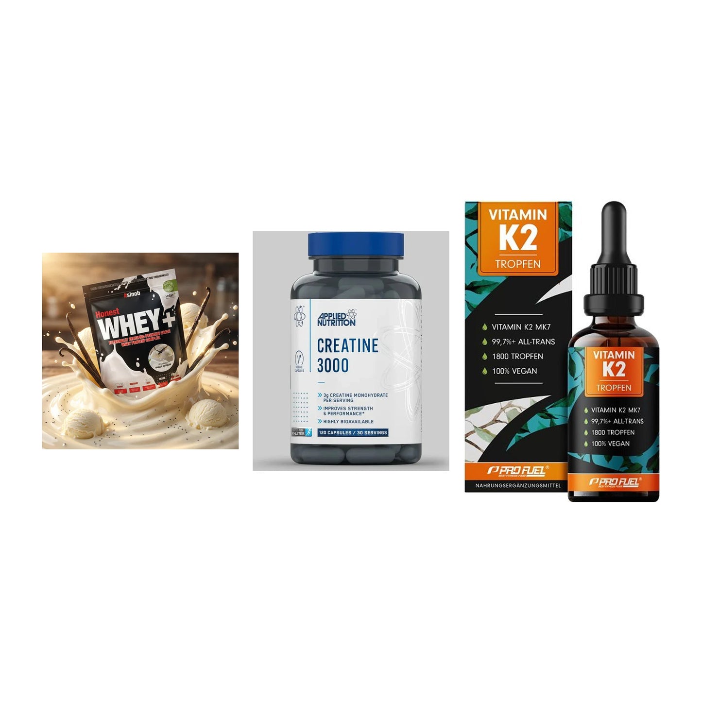 Einsteiger-Set: Sinob Honest + Applied Nutritio + ProFuel Vitamin – alle enthaltenen Artikel