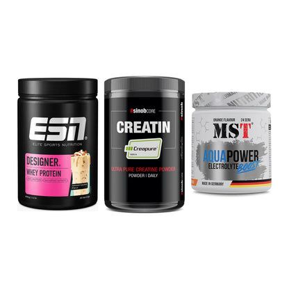 Einsteiger-Set: ESN Designer + Sinob Creatin + MST Aqua Power – alle enthaltenen Artikel