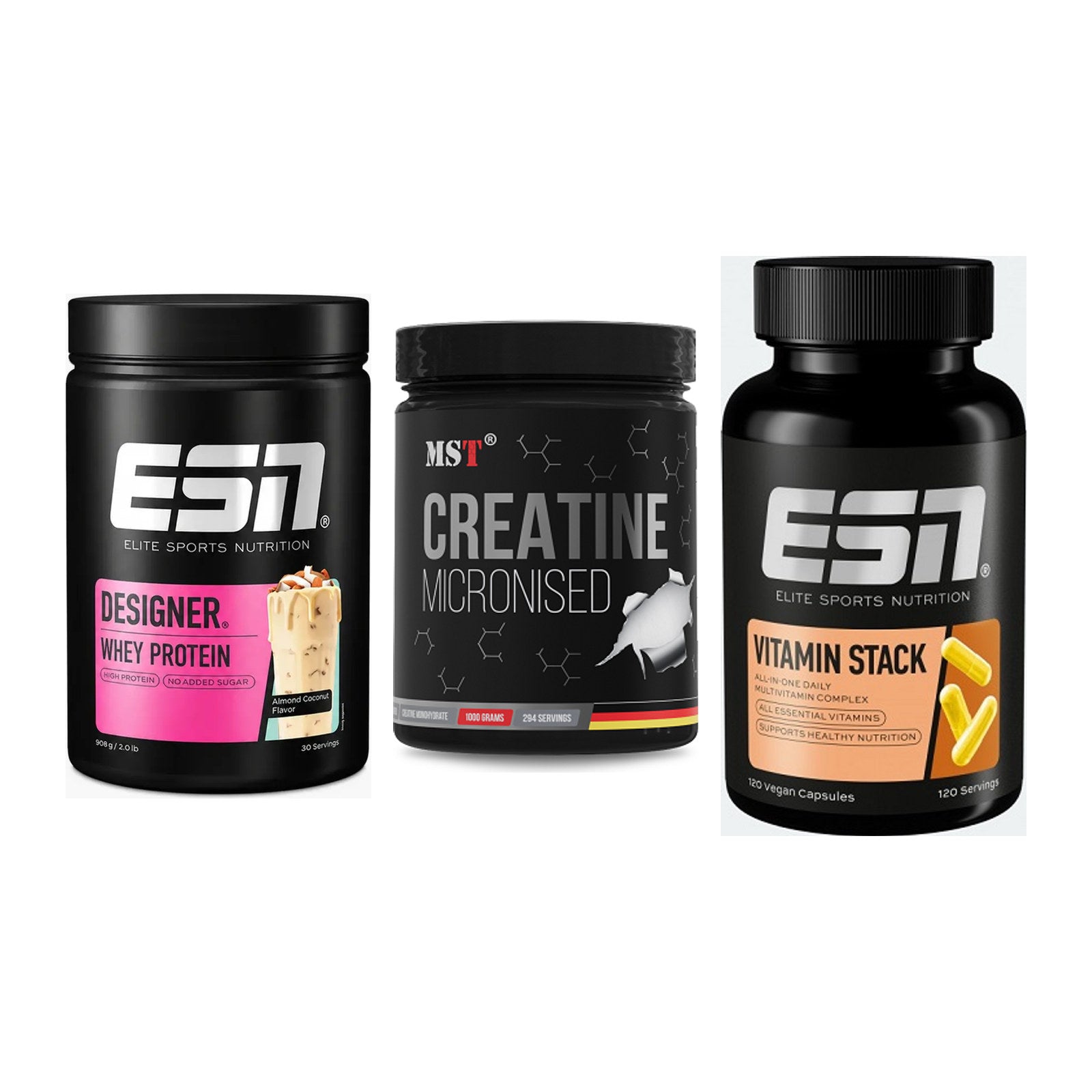 Einsteiger-Set: ESN Designer + MST Creatin + ESN Vitamin – alle enthaltenen Artikel