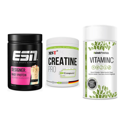 Einsteiger-Set: ESN Designer + MST Creatin Pro + Sinob Vitamin C – alle enthaltenen Artikel