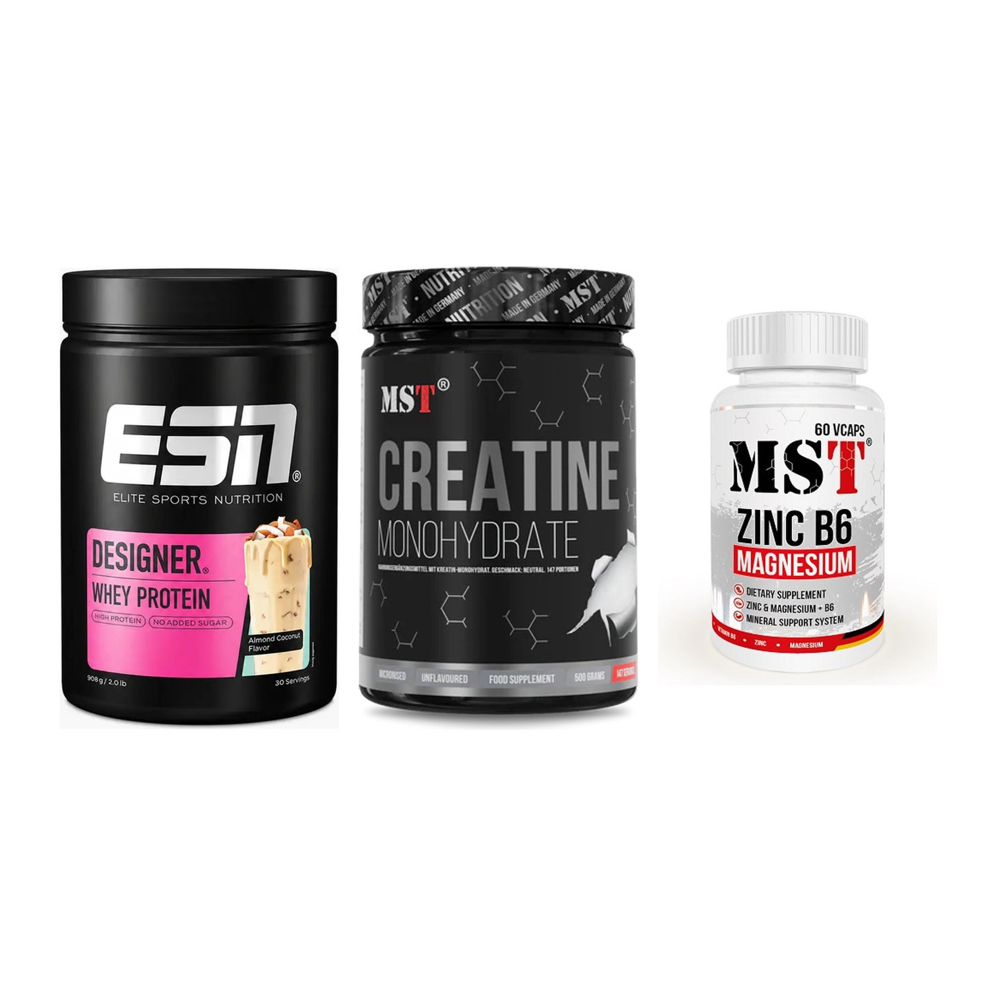 Einsteiger-Set: ESN Designer + MST Creatin + MST Zinc – alle enthaltenen Artikel