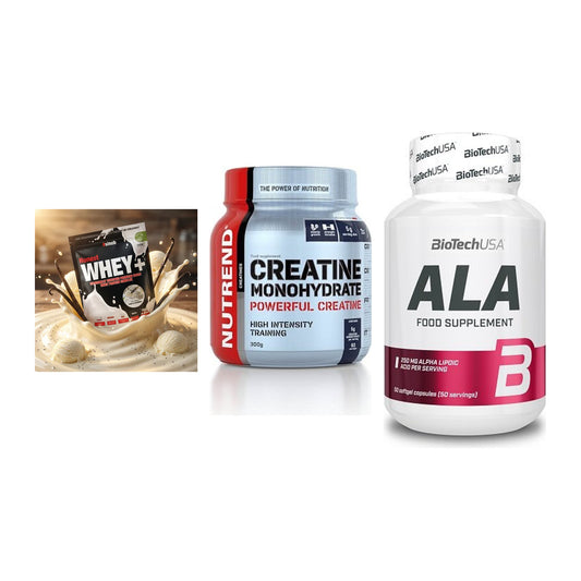 Einsteiger-Set: Sinob Honest + Nutrend Creatine + BioTech ALA – alle enthaltenen Artikel