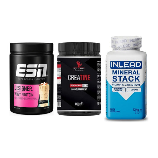 Einsteiger-Set: ESN Designer + #GYMJUICE + INLEAD Mineral – alle enthaltenen Artikel