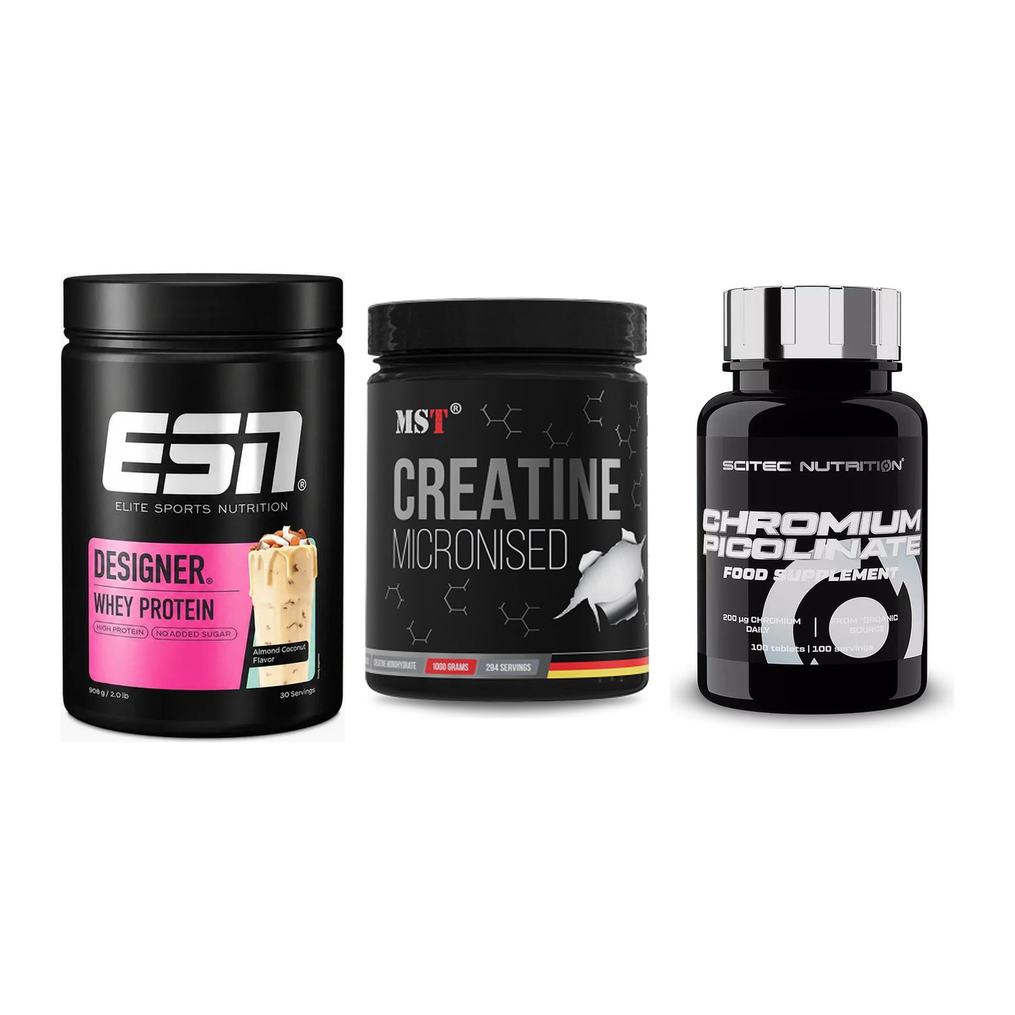 Einsteiger-Set: ESN Designer + MST Creatin + Scitec Chromium – alle enthaltenen Artikel