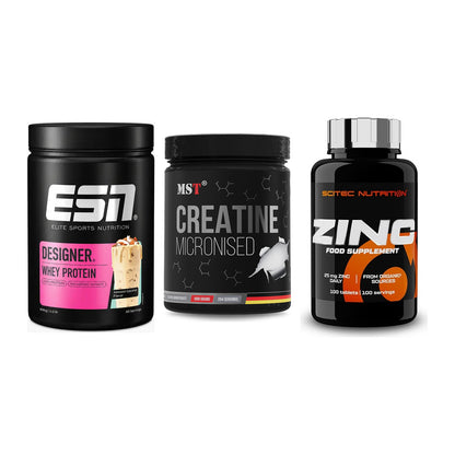Einsteiger-Set: ESN Designer + MST Creatin + Scitec Zinc – alle enthaltenen Artikel