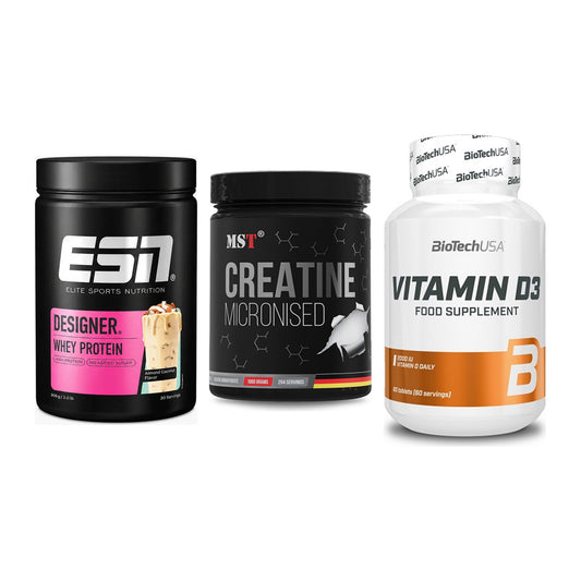 Einsteiger-Set: ESN Designer + MST Creatin + BioTech Vitamin – alle enthaltenen Artikel