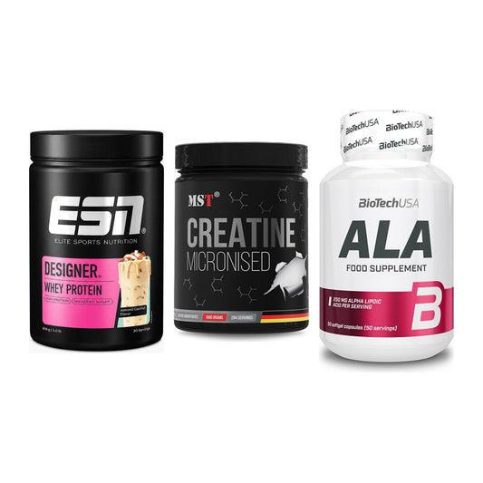 Einsteiger-Set: ESN Designer + MST Creatin + BioTech ALA – alle enthaltenen Artikel