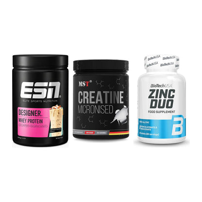 Einsteiger-Set: ESN Designer + MST Creatin + BioTech Zinc Duo – alle enthaltenen Artikel