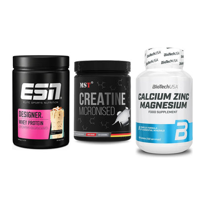 Einsteiger-Set: ESN Designer + MST Creatin + BioTech Calcium – alle enthaltenen Artikel