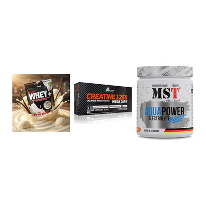 Einsteiger-Set: Sinob Honest + Olimp Creatine + MST Aqua Power – alle enthaltenen Artikel