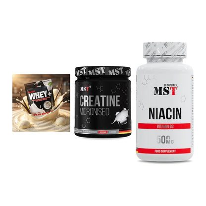 Einsteiger-Set: Sinob Honest + MST Creatin + MST Niacin – alle enthaltenen Artikel