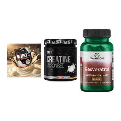 Einsteiger-Set: Sinob Honest + MST Creatin + Swanson Resverat – alle enthaltenen Artikel