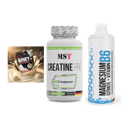 Einsteiger-Set: Sinob Honest + MST Creatine Pro + MST Magnesium B6 – alle enthaltenen Artikel