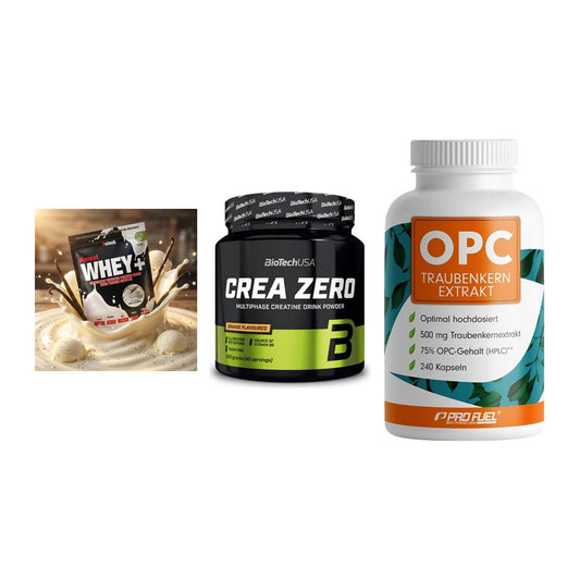 Einsteiger-Set: Sinob Honest + BioTech Crea + ProFuel OPC – alle enthaltenen Artikel