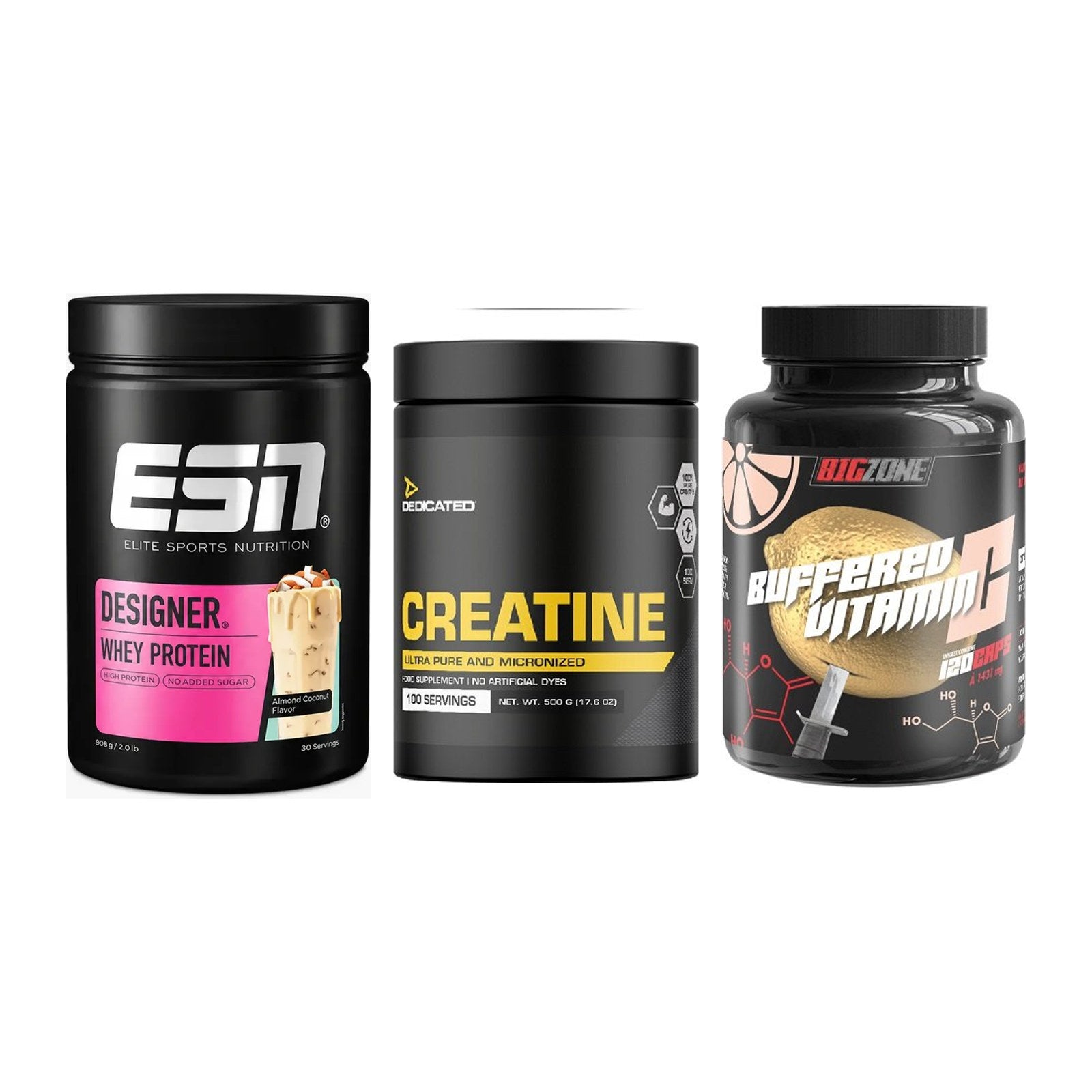 Einsteiger-Set: ESN Designer + Dedicated + Big Zone Buffere – alle enthaltenen Artikel