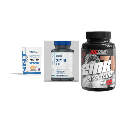 Einsteiger-Set: NNT Whey + Applied Nutritio + Big Zone Zink – alle enthaltenen Artikel