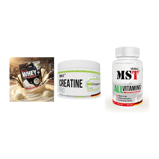 Einsteiger-Set: Sinob Honest + MST Creatin Pro + MST All Vitamins – alle enthaltenen Artikel