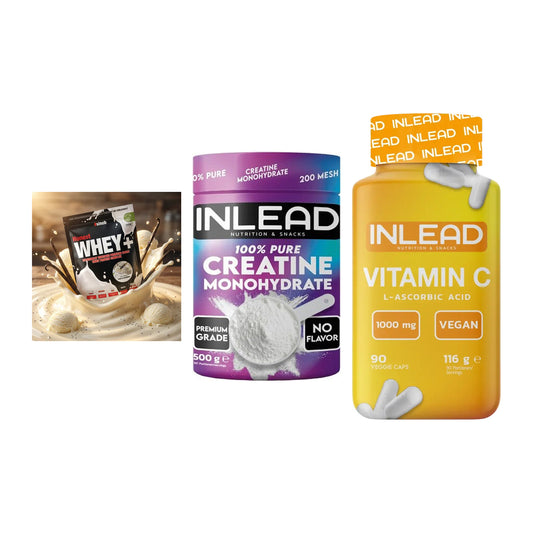 Einsteiger-Set: Sinob Honest + INLEAD Creatine + INLEAD Vitamin C – alle enthaltenen Artikel