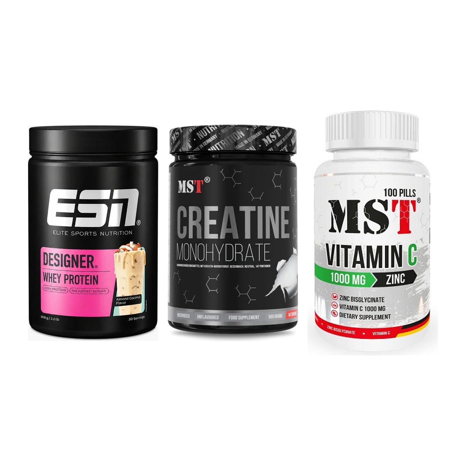 Einsteiger-Set: ESN Designer + MST Creatin + MST Vitamin C – alle enthaltenen Artikel