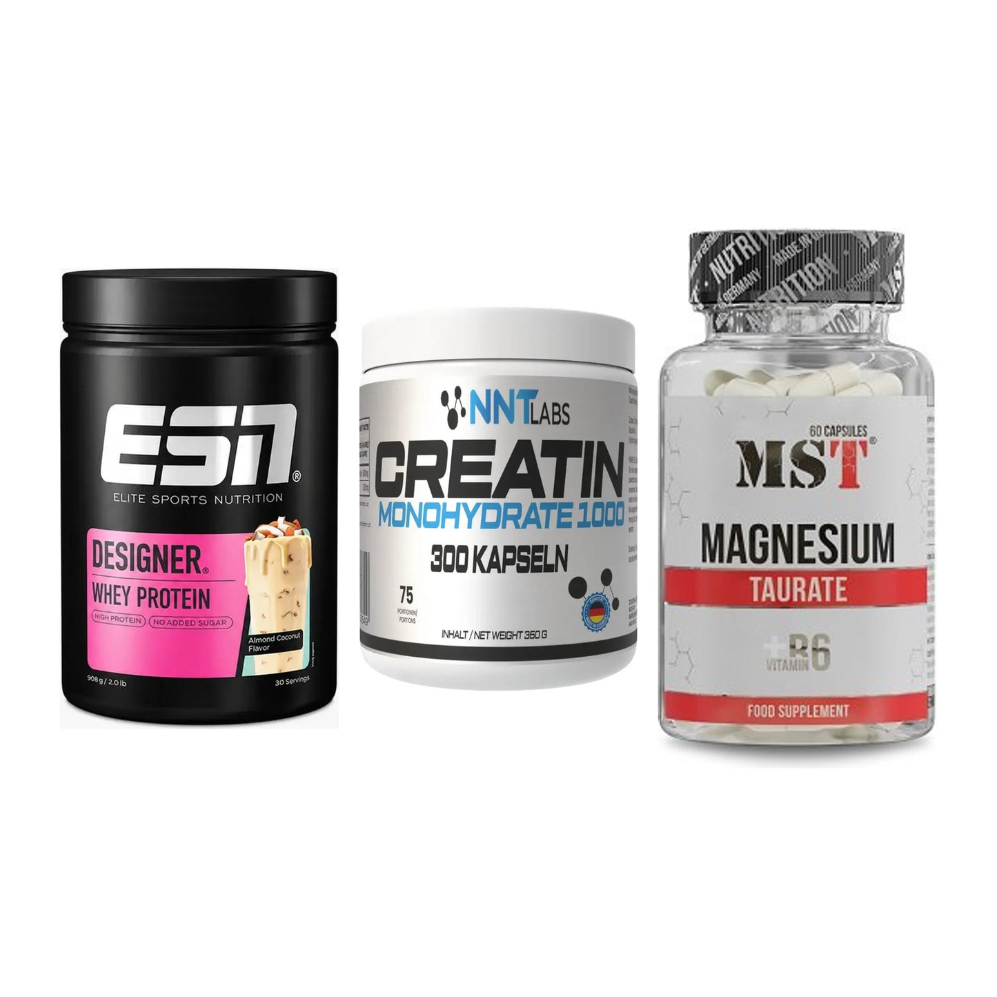 Einsteiger-Set: ESN Designer + NNT Creatin 1000 + MST Magnesium – alle enthaltenen Artikel