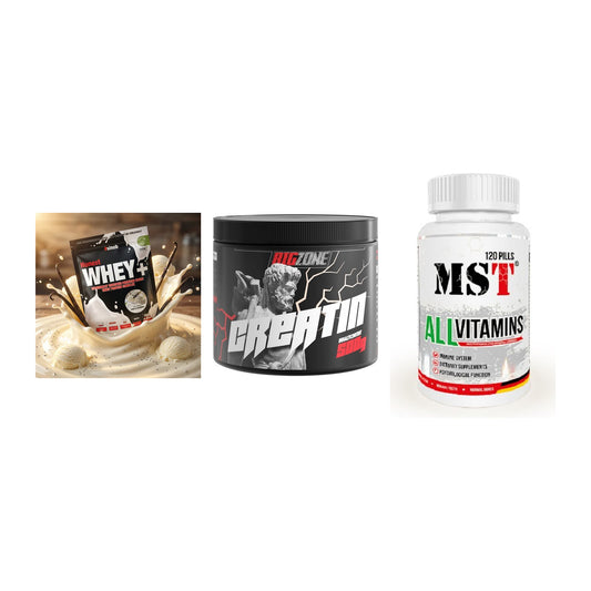 Einsteiger-Set: Sinob Honest + Big Zone Creatin + MST All Vitamins – alle enthaltenen Artikel