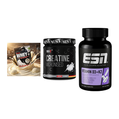 Einsteiger-Set: Sinob Honest + MST Creatin + ESN Vitamin D3 – alle enthaltenen Artikel