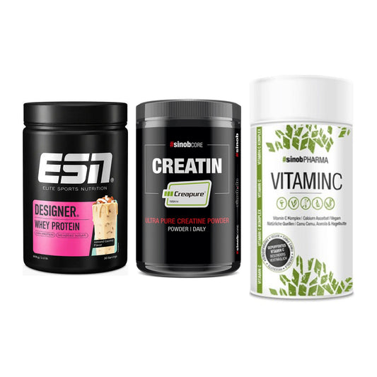 Einsteiger-Set: ESN Designer + Sinob Creatin + Sinob Vitamin C – alle enthaltenen Artikel