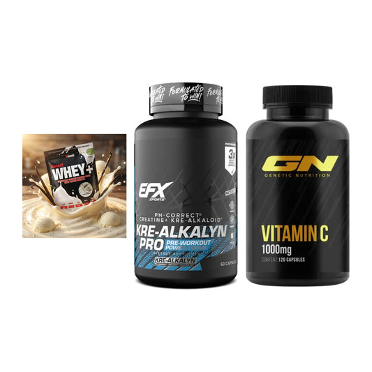 Einsteiger-Set: Sinob Honest + EFX Kre-Alkalyn + GN Vitamin C – alle enthaltenen Artikel