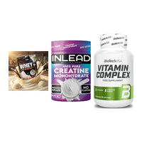 Einsteiger-Set: Sinob Honest + INLEAD Creatine + BioTech Vitamin