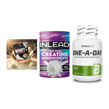 Einsteiger-Set: Sinob Honest + INLEAD Creatine + BioTech One A – alle enthaltenen Artikel