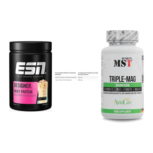 Einsteiger-Set: ESN Designer + INLEAD Creatine + MST Tripple Mag – alle enthaltenen Artikel