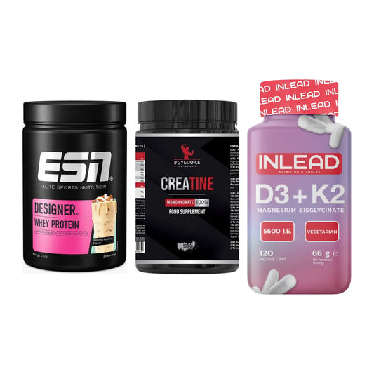 Einsteiger-Set: ESN Designer + #GYMJUICE + INLEAD Vitamin – alle enthaltenen Artikel