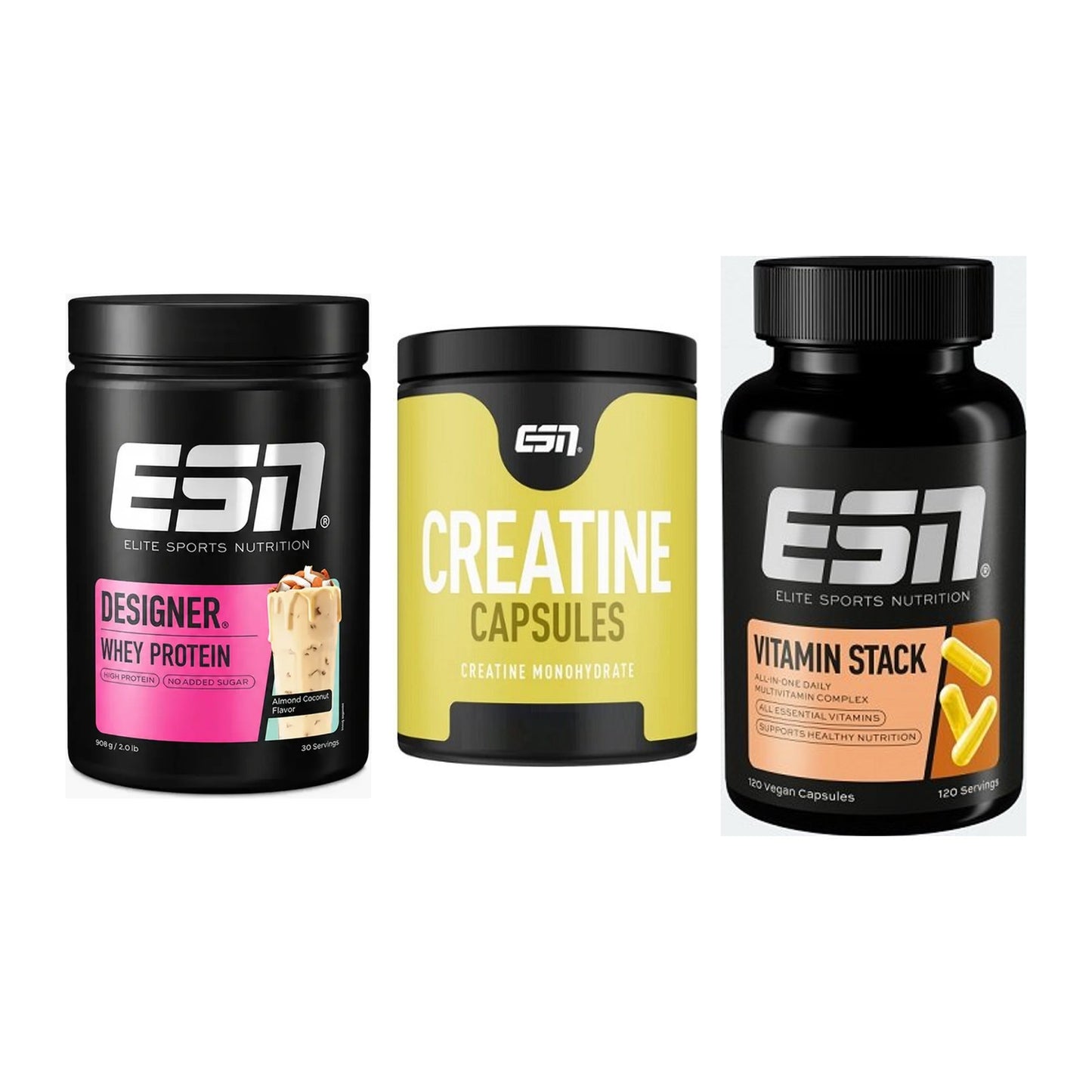 Einsteiger-Set: ESN Designer + ESN Ultrapure + ESN Vitamin – alle enthaltenen Artikel