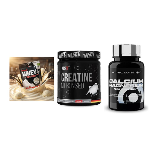 Einsteiger-Set: Sinob Honest + MST Creatin + Scitec Calcium – alle enthaltenen Artikel