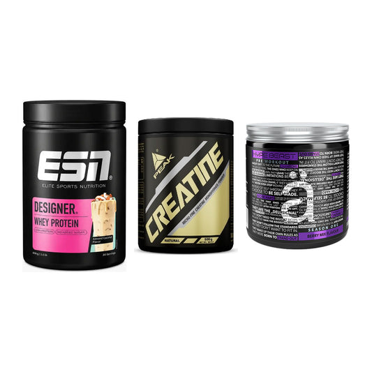 Einsteiger-Set: ESN Designer + Peak Creatin + Nanosupps Hype – alle enthaltenen Artikel