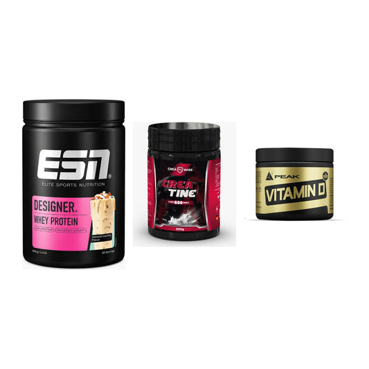Einsteiger-Set: ESN Designer + CREASWISS + Peak Vitamin D – alle enthaltenen Artikel