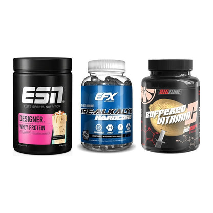 Einsteiger-Set: ESN Designer + EFX Kre-Alkalyn + Big Zone Buffere – alle enthaltenen Artikel