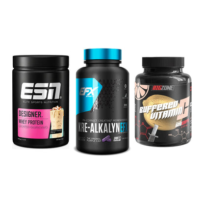 Einsteiger-Set: ESN Designer + EFX Kre-Alkalyn + Big Zone Buffere – alle enthaltenen Artikel