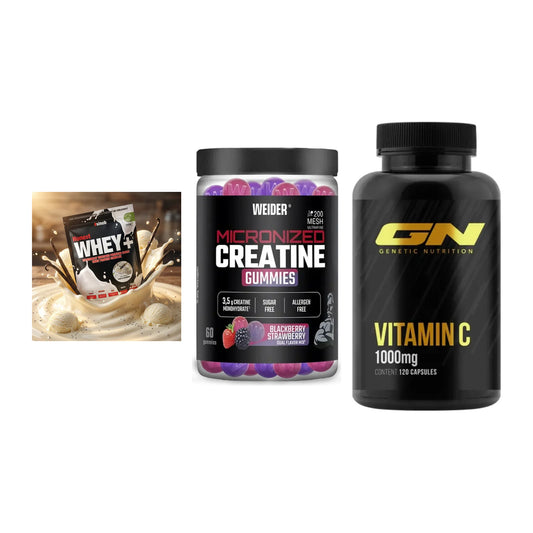 Einsteiger-Set: Sinob Honest + Weider Micronize + GN Vitamin C – alle enthaltenen Artikel